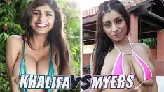 Oynat Spangbros - keçi hayvanlarının savaşı: mia calipha vs kırmızımsı mavi myers (ikiyi daire içine alın)