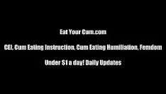 Play This clock you eat your cum cei