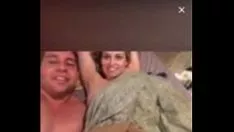 Abspielen Beeindruckendes Paar in einem gewöhnlichen Soldaten-Platzanweiser auf webcam11.com