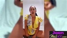 Reproducir Masturbación caliente después de posar al aire libre y la adolescente de grandes tetas joon mali se complació