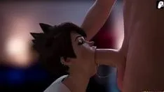 Play (4k) two girls do footjob and hard fuck a long thick dick that makes them enjoy filling them with cum | hentai 3d