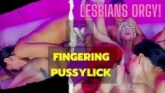 Afspelen Nieuwsgierige en speelse vrienden hebben een orgie met lesbiennes... ze worden bitchy als ze hun natte kutjes likken
