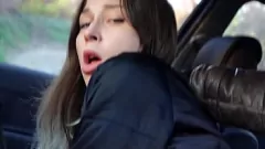 تشغيل BJ الساخنة في سن المراهقة العامة للتهرب من غرامة حادث دراجة نارية: نائب الرئيس Bukkake الوجه!