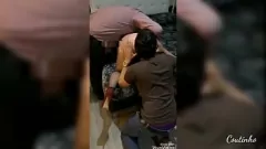 Play Neighbor's Wife Can't Resist My Big Dick: A Hot Threesome