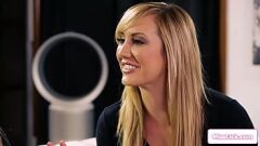 Play Shaved Pussy Lesbian Threesome: Alexis Fawx, Kenna James, and Brett Rossi