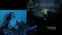 再生 アランウェイクゲームプレイで喜びを求めているビッグタイトブルネットベイリー（パート4）