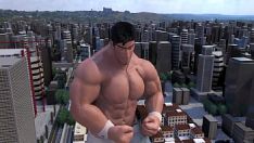 Redare Bărbatul Hulk și-a întors muschiul și și-a tras lovitura